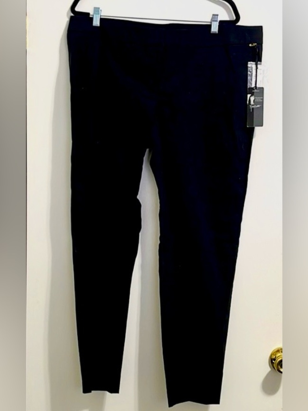 Black Bisou Bisou Skinny Stretch Pants Size 18
